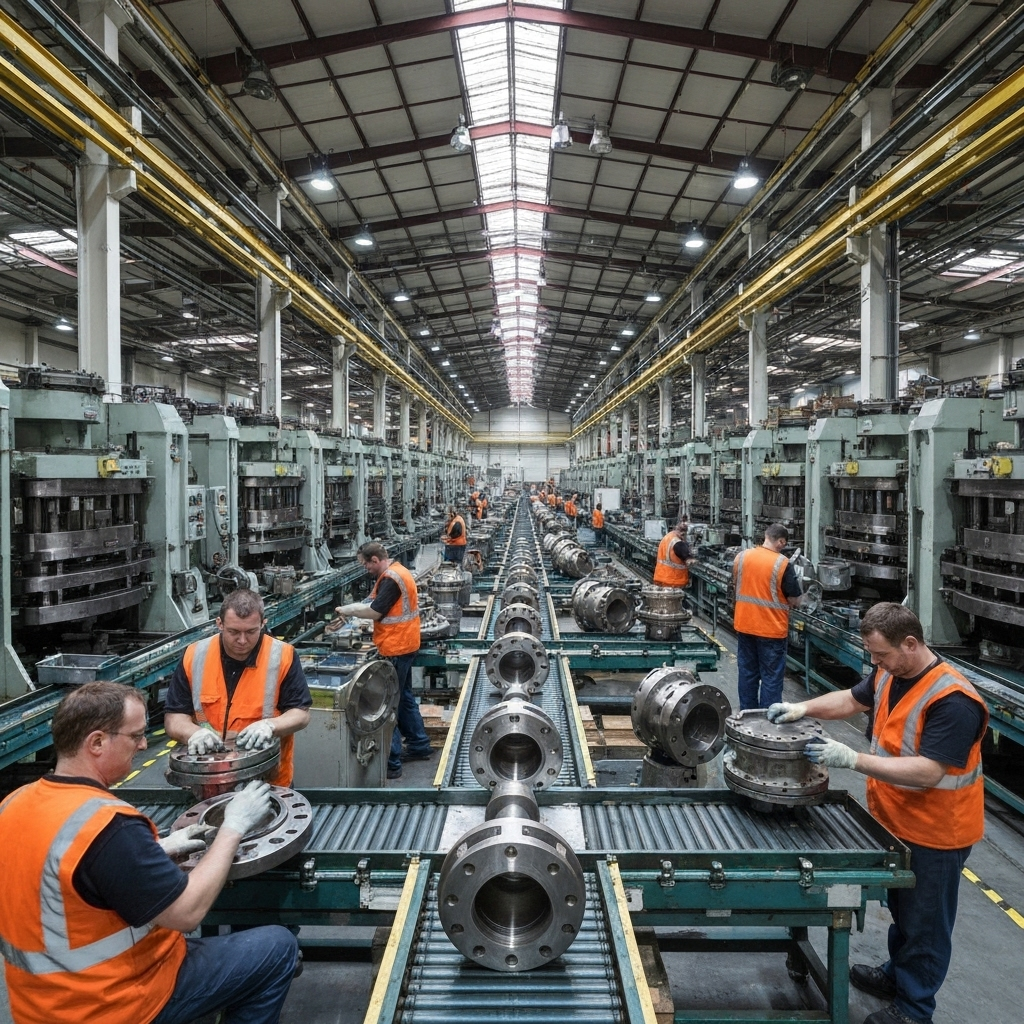 Industrial valve manufacturing